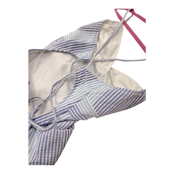 Vineyard Vines Blue and White One Piece with Sweetheart Neckline size XXS - Picture 8 of 8